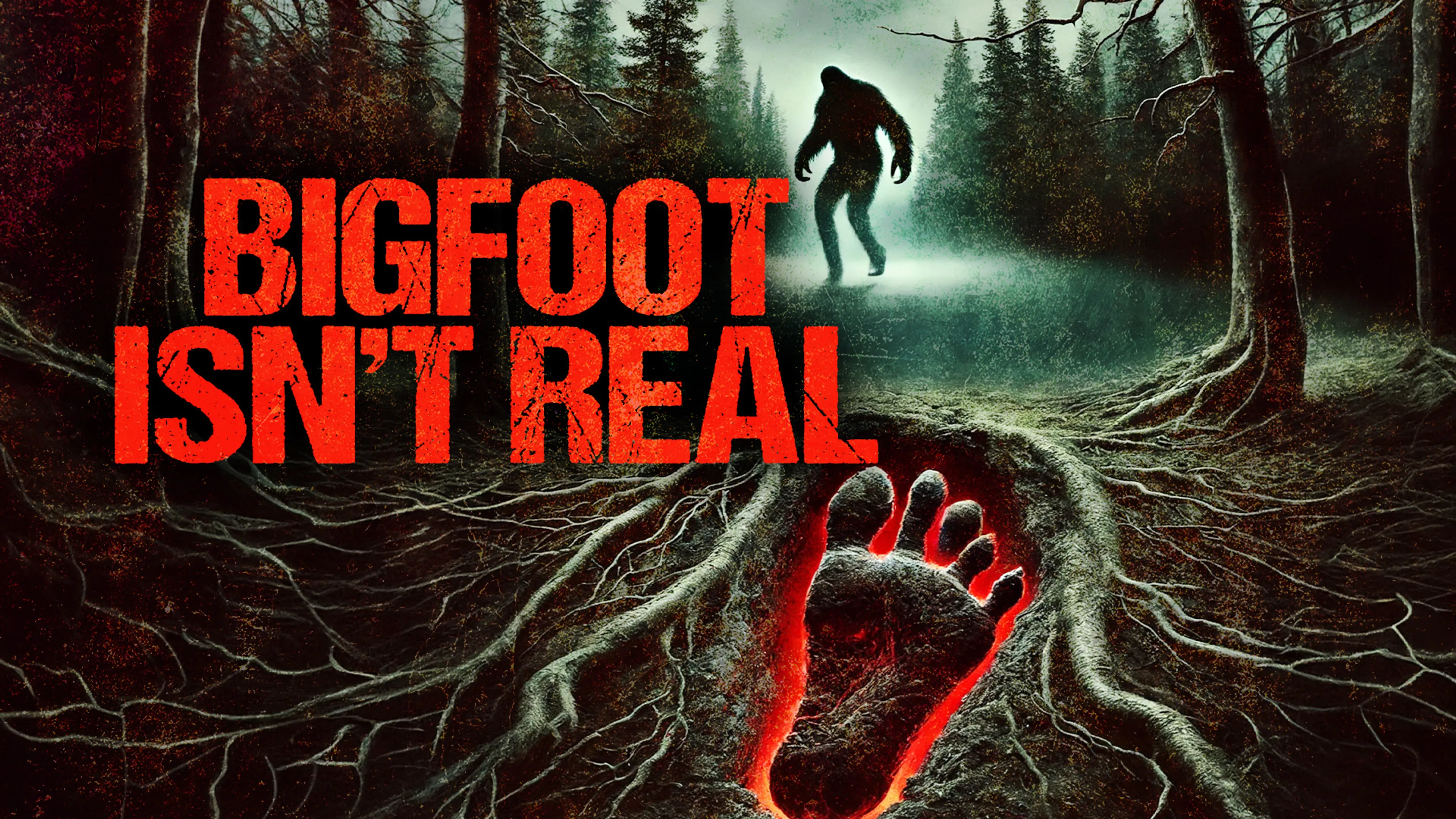Bigfoot Isn't Real poster